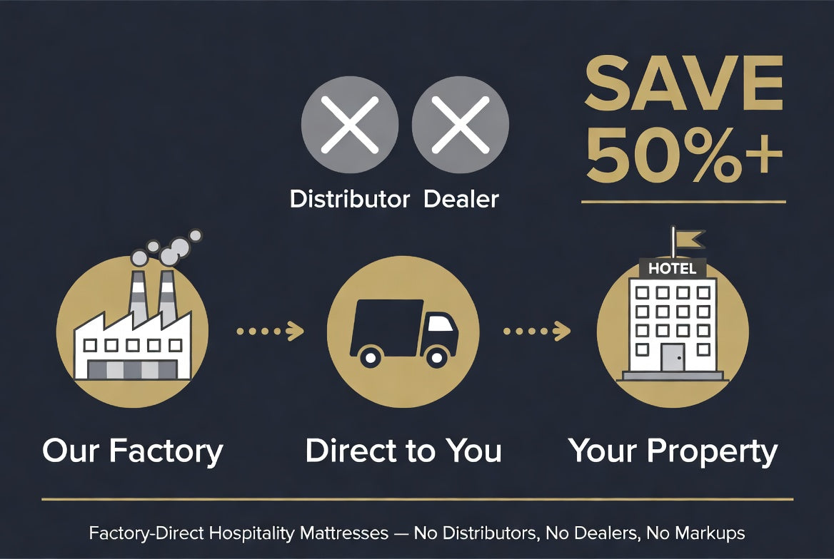 Infographic Factory Direct Supply Chain